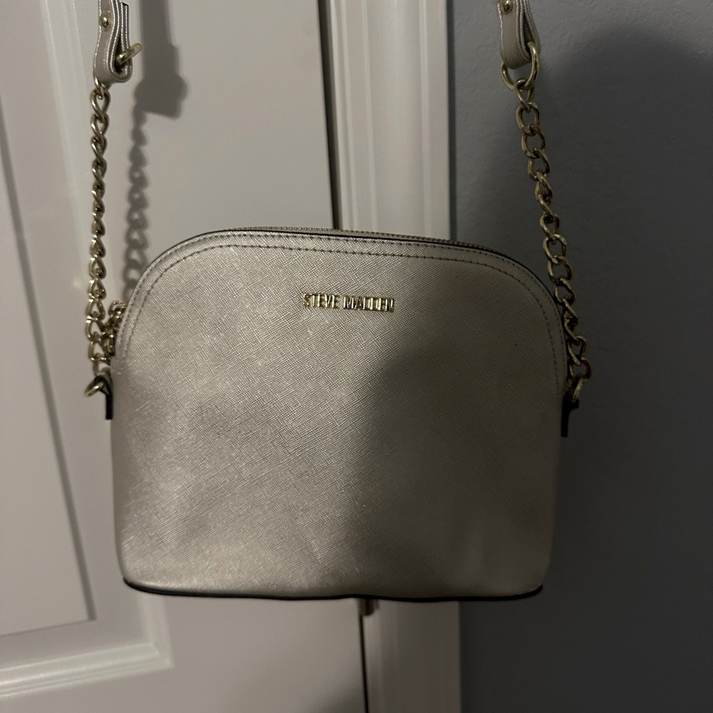 Steve Madden Silver Crossbody Bag